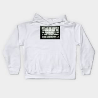 Drive In RETURN SPEAKER Kids Hoodie